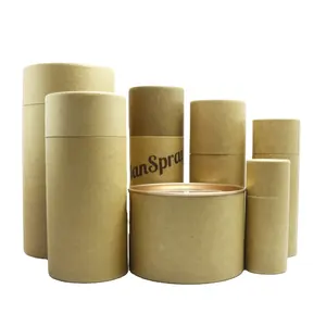 Bao Bì Giấy Tròn Tùy Chỉnh, Hộp Ống Xi Lanh Các Tông, Paper-17AN Ống Giấy Kraft Bán Buôn