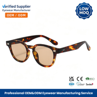Lunettes de soleil tendance 2026 à verres colorés, style vintage rond et carré, en polycarbonate, protection UV, style Ins