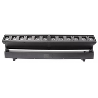 Lampu Sorot pesta disko profesional, peralatan lampu sorot 12 buah * 40w 4 dalam 1 RGBW LED Zoom Pixel