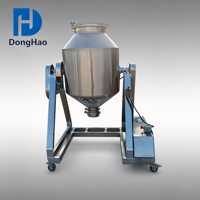 Mélangeur à tambour à moteur AC grande capacité en acier inoxydable de qualité alimentaire pour équipement de mélange de poudres et granulés chimiques