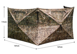 ऑक्सबफोर्ड तीन पक्षीय छलावरण तम्बू मुक्त-स्थापना के लिए बाहरी सामरिक सुरक्षा मुक्त-स्थापना शिकार बाड़ सहायक के लिए - Product Image 6