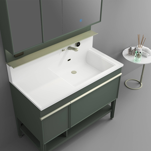 Modèle de luxe 24E miroir intelligent haute qualité résistant à l'eau pierre artificielle salle de bain vanités entrepôt direct pour atelier - Product Image 2