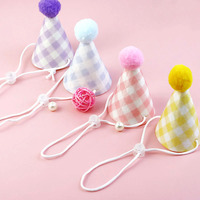 Petit chapeau haut de forme décoratif pour gâteau, nouveau design, brodé, motif chien, pour table de desserts d'été ou d'hiver