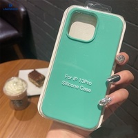 Coques pour iPhone avec logo, en silicone, multicolores, lot pour iPhone, coque en silicone Manzana