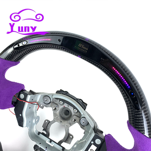 <span class=keywords><strong>พวงมาลัย</strong></span>กีฬาหุ้มหนังกลับคาร์บอนไฟเบอร์แบบกำหนดเองพร้อมไฟ LED แสดงรอบเครื่องยนต์ <span class=keywords><strong>ส</strong></span>ำหรับรถยนต์<span class=keywords><strong>นิ</strong></span><span class=keywords><strong>ส</strong></span><span class=keywords><strong>ส</strong></span>ัน 370Z/370 Z GT-R ปี 2012-2015 รุ่น Nismo - Product Image 2