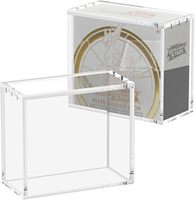 Boîtier en acrylique ETB Plus pour boîtes d'entraînement Elite, épaisseur 8 mm, couvercle magnétique, protection UV, anti-poussière, chargement facile par le haut, pour table