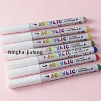 Marqueur liquide acrylique direct, stylo aquarelle opaque, non toxique, sans arôme, pour les élèves du primaire, dessin DIY