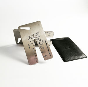 Aangepast LOGO GM Merk Roestvrij staal 0-10 mm Precisie 0,003 Elektronische meter Lasseninspectieliniaal Filetmeter - Product Image 5