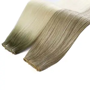 New Arrivals Double Drawn Top-Ranking Products Genius Weft 100% Virgin Human Hair Hand Tied Weft Genius Weft Hair Extensions