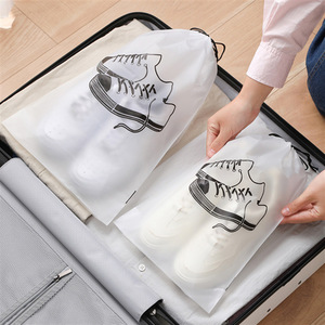 <b>Drawstring</b> Shoe Storage <b>Bag</b> Transparent <b>Waterproof</b> Dustproof Travel Multipurpose Packaging <b>Bag</b> - Product Image 4
