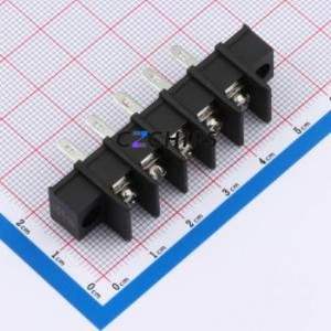 MX25HM-7.62-05P-BK01-Cu-S-A Barrier Terminal Block Through hole Component (THT),P=7.62mm Connector Two Sides 7.62mm 1x5P 5P - Product Image 1