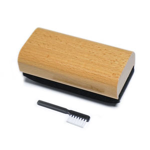 Brosse de nettoyage antistatique en velours doux pour disques vinyles LP, avec manche en bois, outil d'entretien pour l'élimination de la poussière du gramophone, personnalisable en usine - Product Image 3