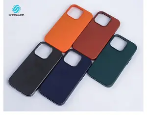 Nieuw Model Op Maat Gemaakt Lederen Telefoonhoes Mobiele Telefoon Hoesje 14 Pro Max Lederen Hoesje Voor Iphone 12 13 14 Pro Max 15