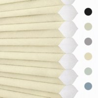 Tissu pour stores alvéolaires non tissé Spunlace semi-occultant beige imperméable de 20 mm sur mesure