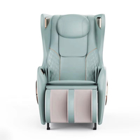 Fauteuil de massage intelligent compact de luxe à gravité zéro, avec pétrissage et chauffage, pour le corps entier, en cuir PU, canapé de massage électronique
