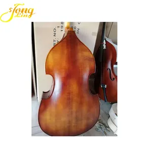 Cheap Basswood Paste Wood Flamed Double Bass 3/4
