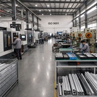 Kit de quincaillerie sur mesure pour fenêtres à battants en aluminium, fourni par l'usine, dimensions et calibres variés pour villas et bâtiments commerciaux