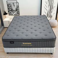Meubles de maison Matelas orthopédiques britanniques personnalisés pas cher matelas compressé queen ferme lit king size enroulable dans une boîte