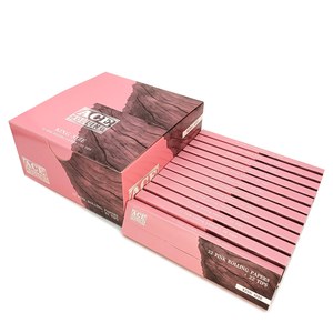 Papel de Liar OEM ACE Rosa King Size, Libreta de Papel de Liar con 32 Puntas, Papel para Fumar Tabaco, Papel de Liar Personalizado - Product Image 1