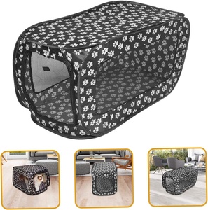 Tente de jeu pour chats Portable facile à nettoyer pliable parc pour animaux de compagnie tente clôture rectangulaire avec porte en maille et fenêtre en maille roulante - Product Image 2