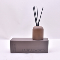 Nouvelle Arrivée Diffuseur à Bâtonnets d'Huile de Parfum en Bouteille en Verre de Luxe, Huile Essentielle Naturelle pour Rafraîchisseur d'Air, avec Bâtonnets pour Coffret Cadeau