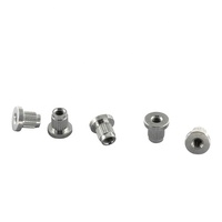 Pièces tournées CNC, écrous moletés en aluminium, écrous à rivets moletés, accessoires pour drones, pièces de robots, pièces de chargeurs de VE, service OEM disponible