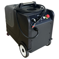 Vetex - Máquina de Limpieza a Vapor Eléctrica de Plástico de 220 V, Nueva y Pequeña, con Tanque de Agua de 55 L, Presión Ajustable para Limpieza de Automóviles