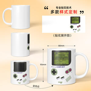 Mug en céramique à changement de couleur, motif personnalisable, cadeau promotionnel créatif, directement de l'usine - Product Image 4