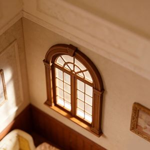 Casa de Muñecas en Miniatura, Juguete de Simulación, Modelo de Ventana <span class=keywords><strong>Victoria</strong></span>, Adorno para Escenas - Product Image 2