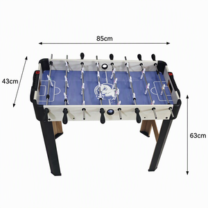 Table de baby-foot standard 33 pouces en MDF E1 avec 8 tiges en acier inoxydable, jouet de sport d'intérieur pour usage domestique EN71/ASTM - Grande Vente - Product Image 5