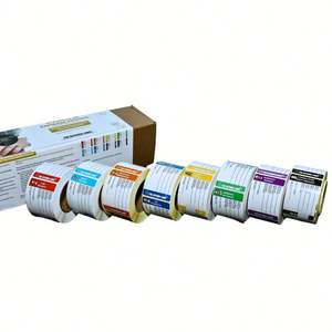 7 rouleaux/lot d'étiquettes rotatives pour les jours de la semaine, 1 x 1 pouce, dissolvables et amovibles, du lundi au dimanche - Product Image 4