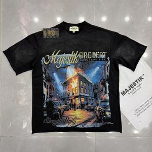 Camisetas de Alta Calidad con Estampado Gráfico, Camisetas de Diseño con Lavado Diamante, Ropa de Diseñador, Camiseta Majestik para Hombre - Product Image 2