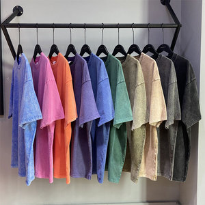 Wholesale Best-selling Vintage Oversized Breathable Anti-Pilling Heavyweight T-<b>shirt</b> Fashion Street - Product Image 3