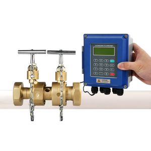 Water Wastewater Treatment <b>Clamp</b> on Inline <b>Pipe</b> High Precision Ultrasonic Flow Meter - Product Image 1