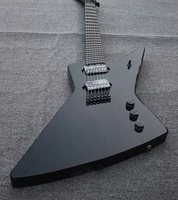 7 String EX Fanned Fret Multi Scale Electric Guitar Neck Through Body with Ebony Fretboard