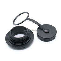 Valve d'eau en plastique noir TPU/PVC à bonne étanchéité pour sac à eau d'escalade, bouchon pour sacs de piscine