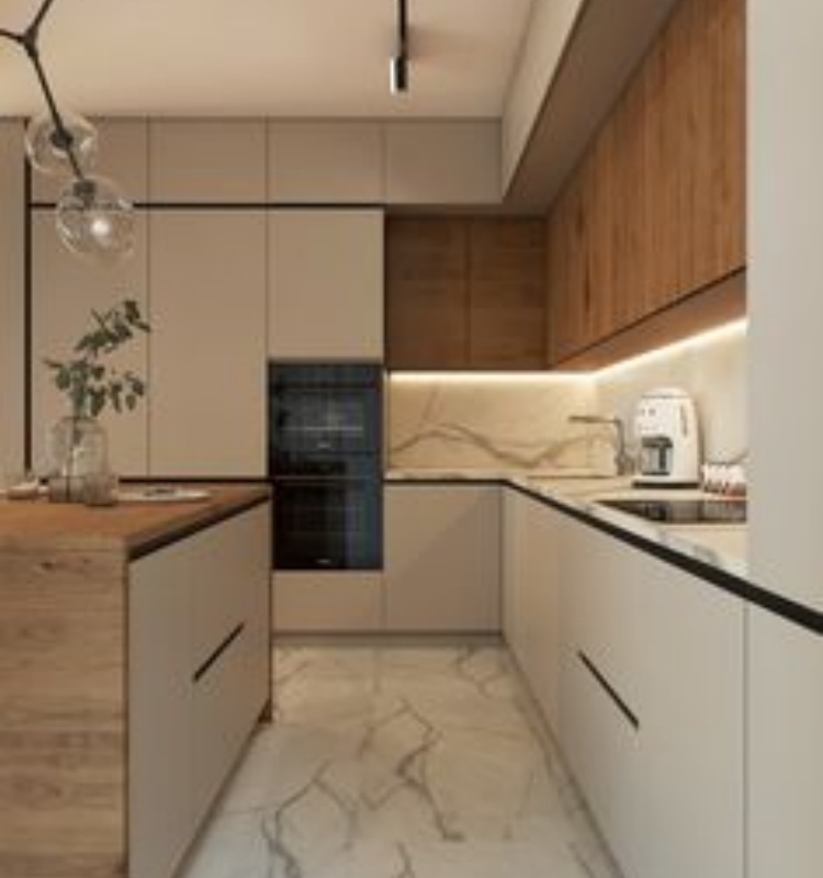 black modern kitchen