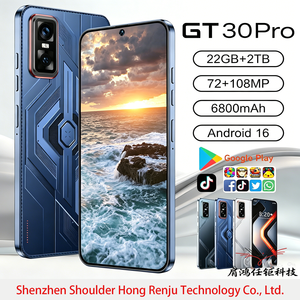 GT30 22G+2TB Android 16 7.3 pouces 2026 Dernier <span class=keywords><strong>Smartphone</strong></span> 5G Processeur Rapide Longue Autonomie Écran IPS Mémoire Flash En Stock - Product Image 2