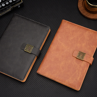 Agenda en cuir PU thermique au design unique, couverture rigide, agenda magnétique hebdomadaire, planificateur de mariage, ensemble cadeau avec boucle pour stylo