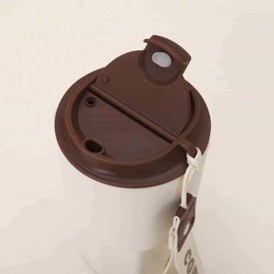 Mug à café simple en acier inoxydable 304, thermos portable pour voiture, cadeau de bureau, mug double usage - Product Image 6