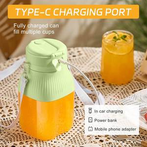 Nuevo Exprimidor Centrífugo Eléctrico Mini de 1200 ml para Cítricos, 10 Cuchillas, Recargable por USB, Motor Silencioso, Apto para Autocaravanas, Portátil - Product Image 5