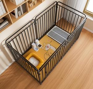 2026 Op maat gemaakte hondenren voor binnen, huishoudelijk, vrij combineerbaar voor kleine en middelgrote honden, poedels en corgis, trainingskooi - Product Image 2