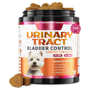 Gomitas de Arándanos Sin Granos OEM para Perros y Gatos, Apoyo Urinario y Renal, Infección de la Vejiga, Suplemento Multivitamínico Antioxidante - Product Image 1