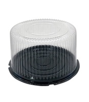 Meilleures ventes Mini-conteneur à cupcakes en plastique transparent Boîte à gâteaux sous blister avec couvercle en forme de dôme