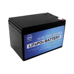 Chinesischer Hersteller 12 V 12 Ah Bleisäure-Batterie mit großer Reichweite für Elektrofahrrad Motorradwartung Motorrad-Batterien