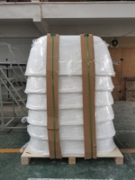 Chine Fabiao Vente en gros Baignoire Acrylique Surface solide élégante Baignoire autoportante Baignoire empilée