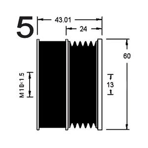 Dispositivo a Ruota Libera per Alternatore Compatibile con OPEL ZAFIRA A 2.0 OPC (F75) Benzina (KW: 147, CV: 200) dal 11-2002 - Product Image 3