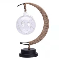 Howlighting – lampe LED décorative en métal pour chambre à coucher, lampe de Table créative avec pile AA