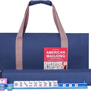 Juego de Mahjong Americano Mini de Lujo Personalizado, de Una Sola Capa, Color Blanco, Esencial para el Entretenimiento Familiar y Viajes - Product Image 1