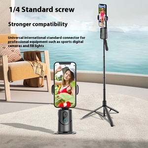 Nouveau modèle Smart 360 ° entièrement automatique téléphone cardan Tiktok diffusion en direct rotatif <span class=keywords><strong>Vlog</strong></span> dispositif de stabilisation aucune application nécessaire - Product Image 5